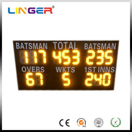 Tableau indicateur mené commercial de cricket, tableau indicateur électronique de sports IP54/IP65 imperméable