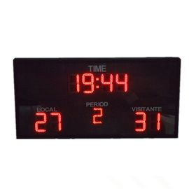 Minuterie et tableau indicateur multi de basket-ball de couleur avec accrocher de sonnerie/installation de support